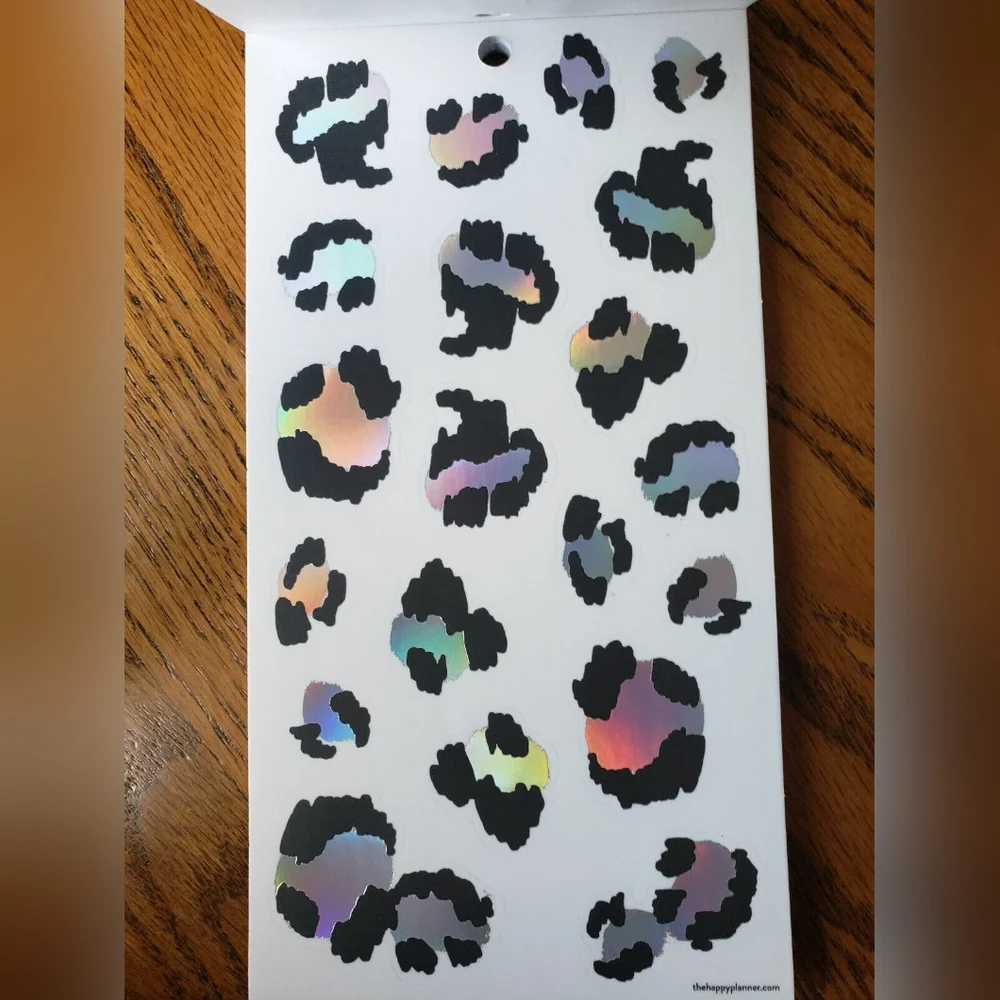 Colorful Animal Print Sticker Book (585 Pcs) by The Happy Planner